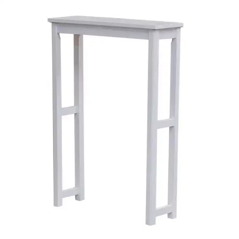 Scaffale da Bagno Autoportante Sopra il WC Bianco – Pino e MDF, 27"L x 37"A