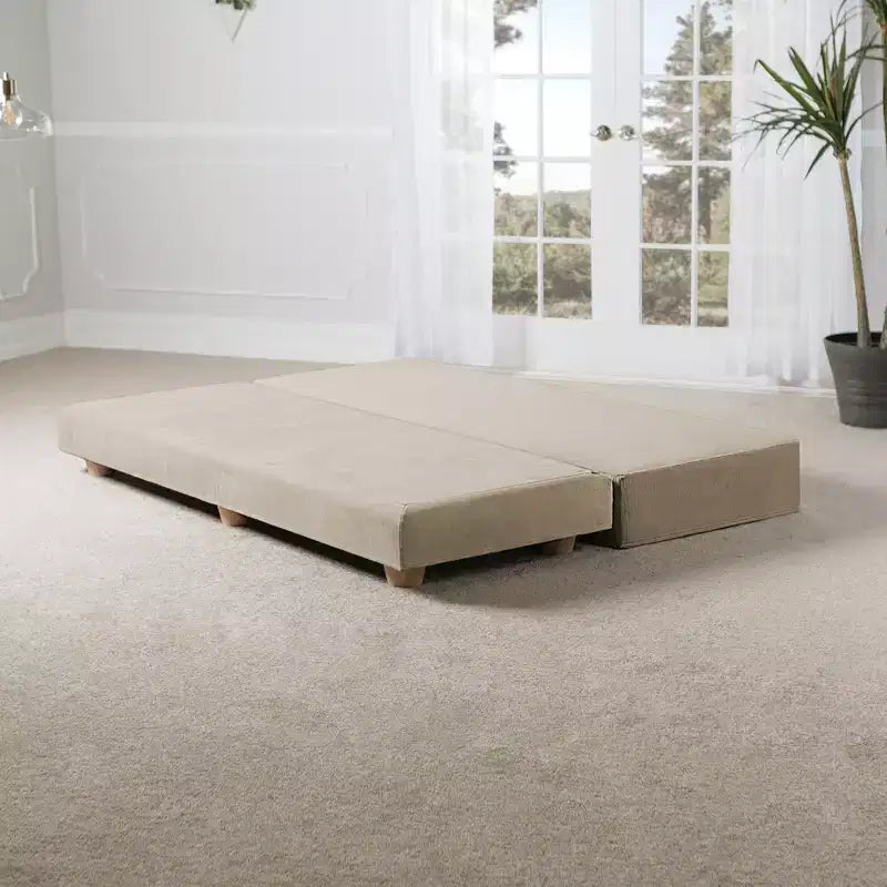 Divano Letto Matrimoniale Pieghevole con Materasso in Microvelluto e Schiuma CertiPUR-US