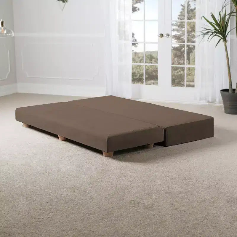 Divano Letto Matrimoniale Pieghevole con Materasso in Microvelluto e Schiuma CertiPUR-US