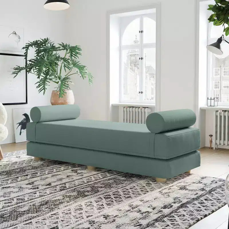 Divano Letto Matrimoniale Pieghevole con Materasso in Microvelluto e Schiuma CertiPUR-US
