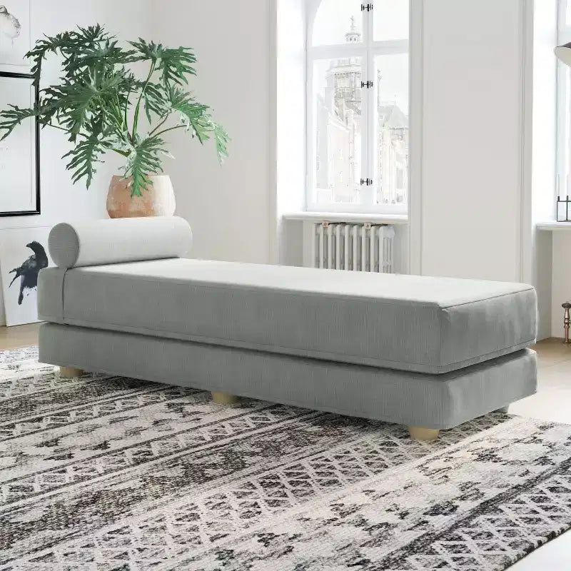 Divano Letto Matrimoniale Pieghevole con Materasso in Microvelluto e Schiuma CertiPUR-US