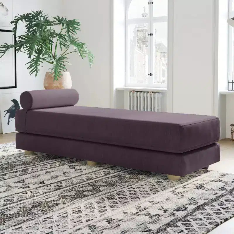 Divano Letto Matrimoniale Pieghevole con Materasso in Microvelluto e Schiuma CertiPUR-US