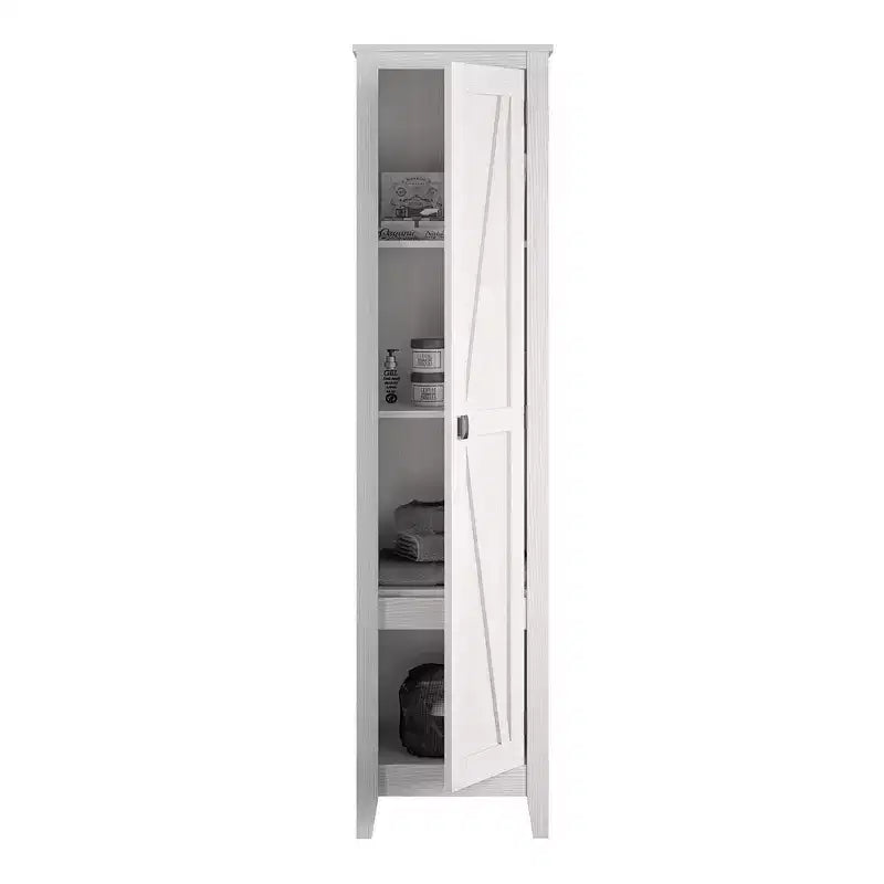 Mobiletto dispensa stile rustico da 18" con 4 ripiani – Stile "Barn", 71,9" H