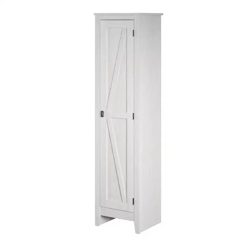 Mobiletto dispensa stile rustico da 18" con 4 ripiani – Stile "Barn", 71,9" H