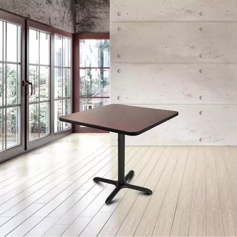 Tavolo da pranzo quadrato da 36" con anima in composito – Non allungabile, stile moderno