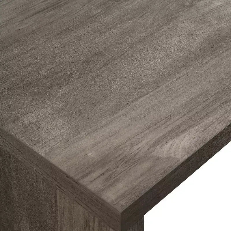 Scrivania da ufficio Waverly Workstation in ontano scozzese – Mid-Century Modern con contenitore, superficie in MDF
