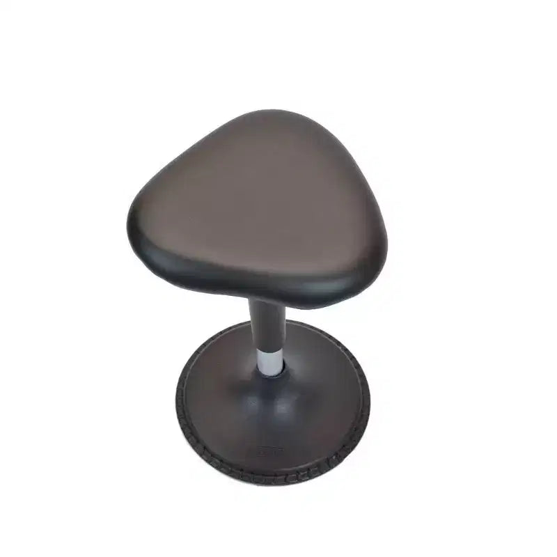 Sedia da ufficio Wobble Standing Desk – Vinile nero, Seduta attiva, Altezza regolabile