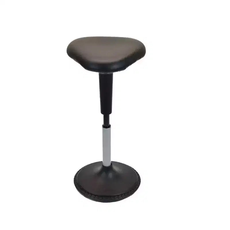 Sedia da ufficio Wobble Standing Desk – Vinile nero, Seduta attiva, Altezza regolabile