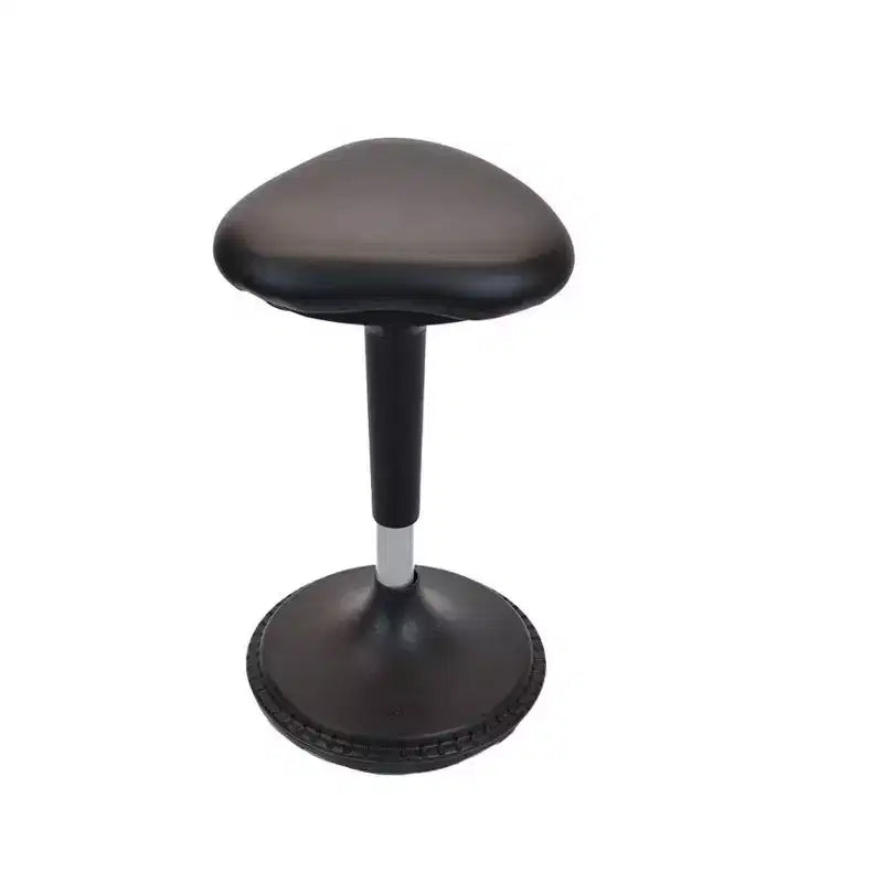 Sedia da ufficio Wobble Standing Desk – Vinile nero, Seduta attiva, Altezza regolabile
