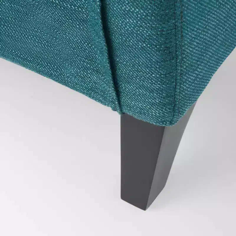 Poltrona reclinabile a spinta contemporanea – Imbottita, capacità 113 kg, struttura in legno