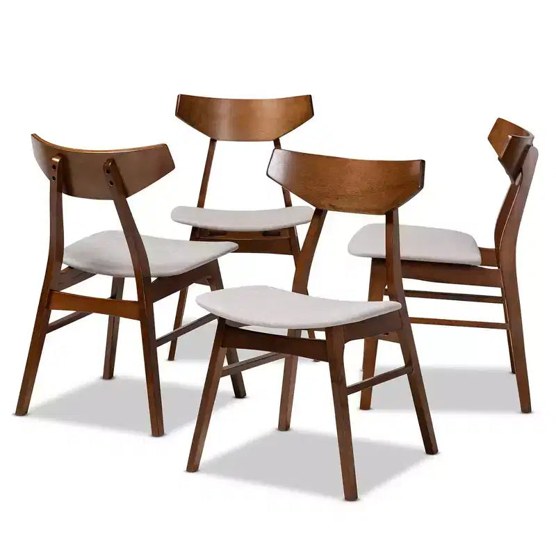 Set di 4 sedie da pranzo Danica – Sedie laterali moderne imbottite per sala da pranzo