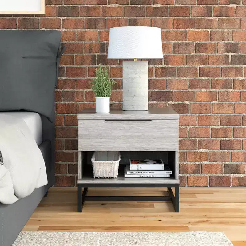 Comodino moderno con cassetto – Comodino con cassetto, design contemporaneo