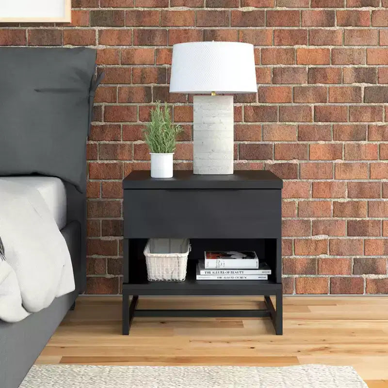 Comodino moderno con cassetto – Comodino con cassetto, design contemporaneo