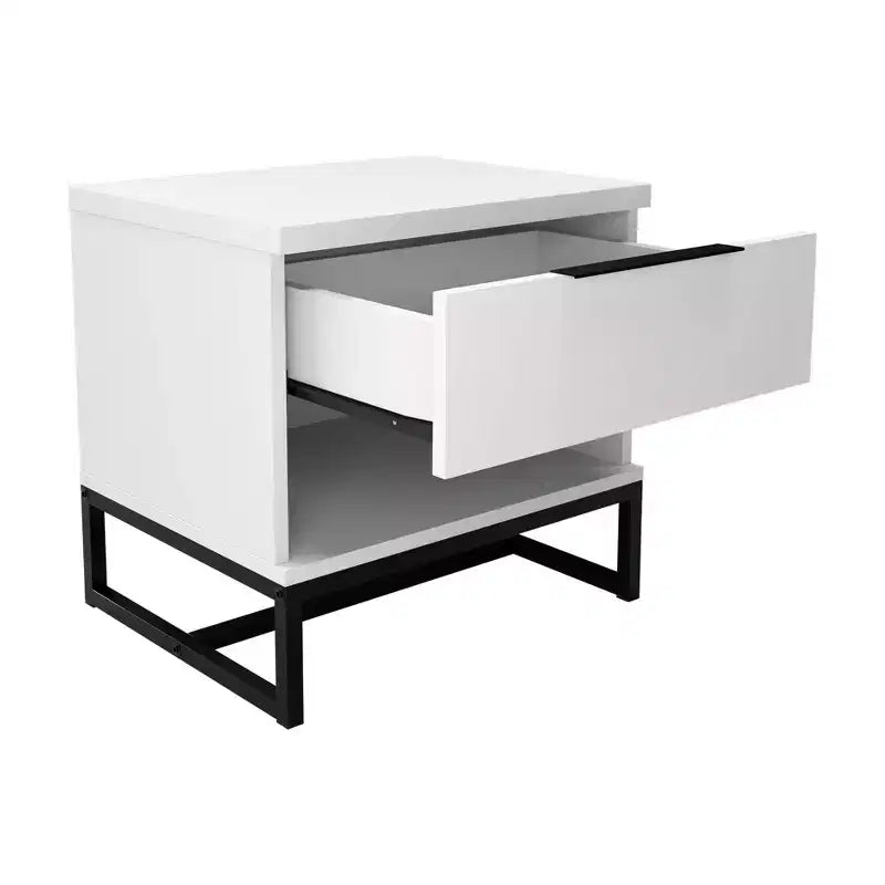 Comodino moderno con cassetto – Comodino con cassetto, design contemporaneo