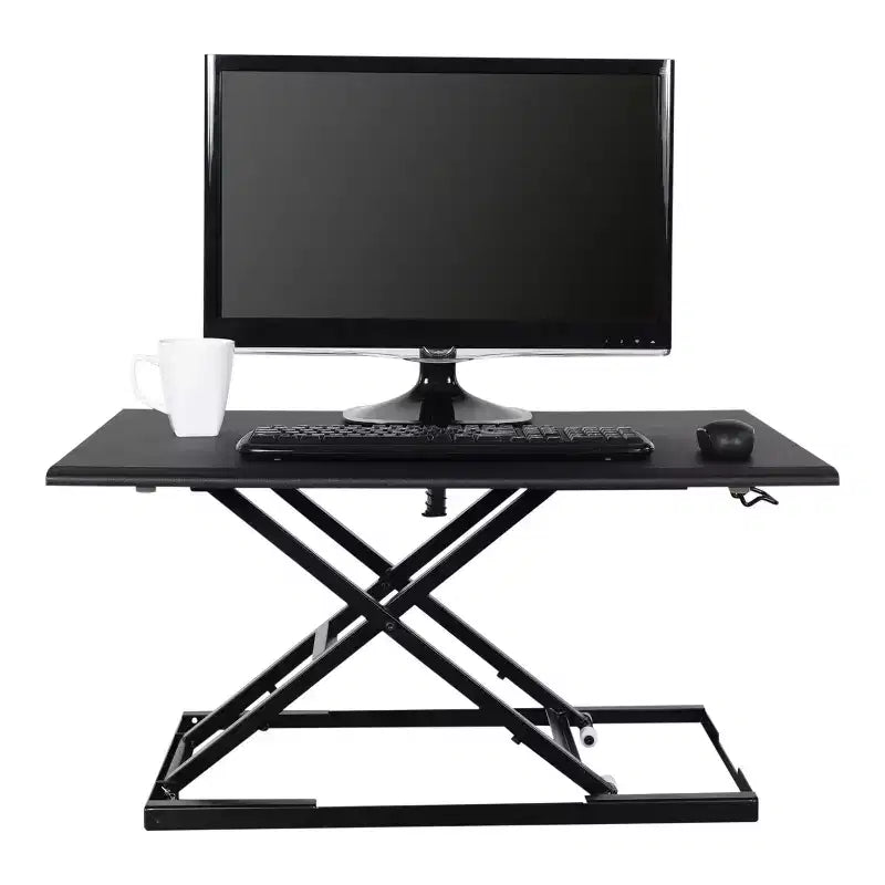 Stand Up Desk Store AirRise Convertitore per scrivania regolabile in altezza con supporto per monitor