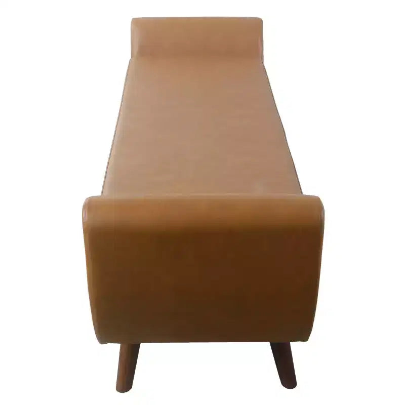 Panca Contenitore Moderna HomePop con Gambe in Legno