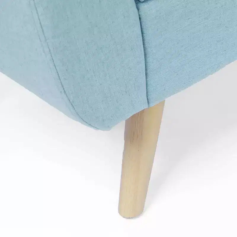 Panca Contenitore Moderna HomePop con Gambe in Legno