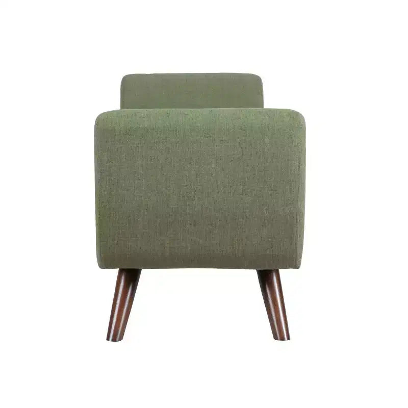 Panca Contenitore Moderna HomePop con Gambe in Legno